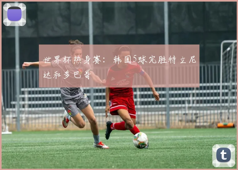 世界杯热身赛:韩国5球完胜特立尼达和多巴哥